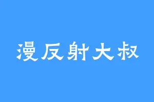 漫反射大叔