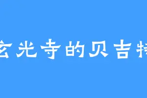玄光寺的贝吉特