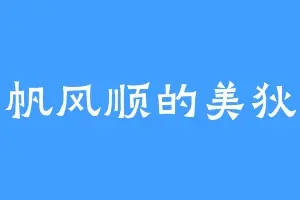 一帆风顺的美狄亚