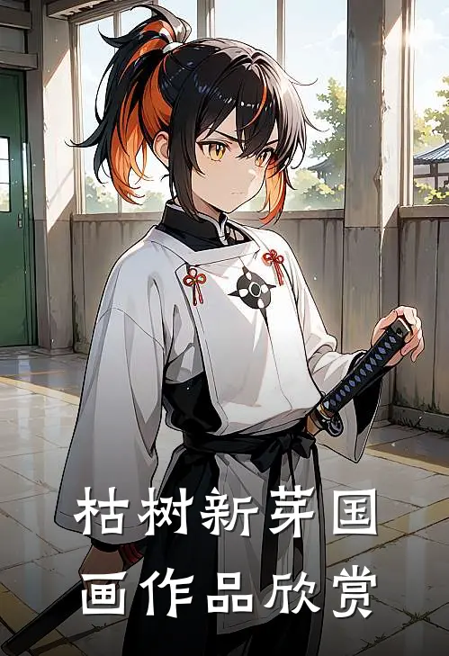 枯树新芽国画作品欣赏