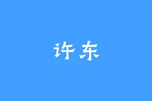 许东