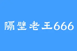 隔壁老王666