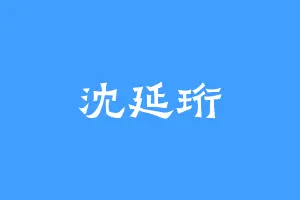 沈延珩