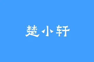 楚小轩