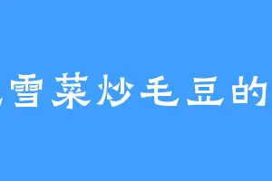 爱吃雪菜炒毛豆的道玄